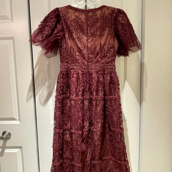 IvyCityCo Venice Dress With Flutter Sleeves - Size S - Picture 4 of 8